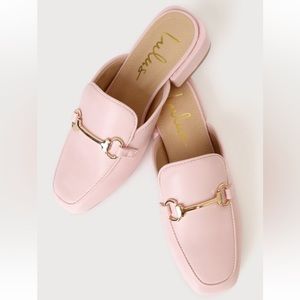 Lulu’s Ranae Pink Slide-On Loafers